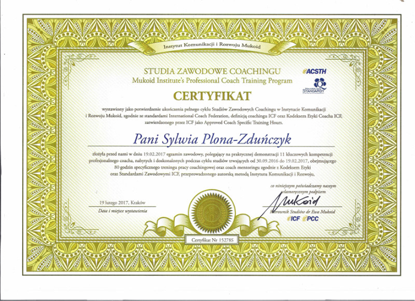 3 Studia Zawodowe Coachingu Mukoid